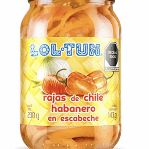 Rajas de Chile Habanero en Escabeche 238g