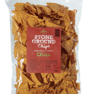 Mi Adelita, Stone Ground Chips Chili (400g)